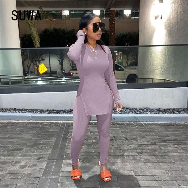 women's two piece pants women solid color threaded long sleeve round neck jacket elastic feet home casual trousers set autumn, White
women's two piece pants women solid color threaded long sleeve round neck jacket elastic feet home casual trousers set autumn, White
