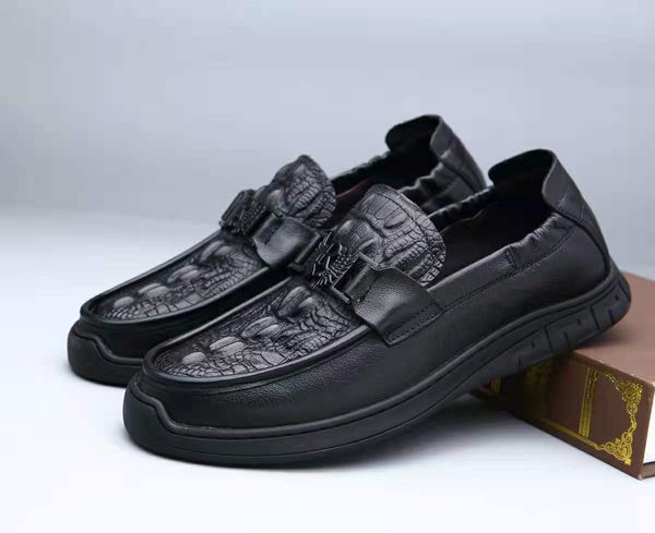 2021 classic leather men's sho breathable overot busins drs trend four seasons single, Black
2021 classic leather men's sho breathable overot busins drs trend four seasons single, Black