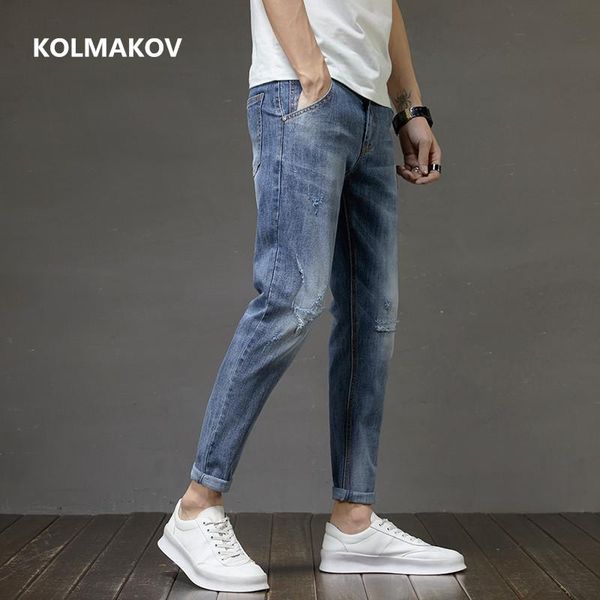 arrival four seasons jeans men fashion elasticity men's male cotton full length pants,size 28-36, Blue
arrival four seasons jeans men fashion elasticity men's male cotton full length pants,size 28-36, Blue