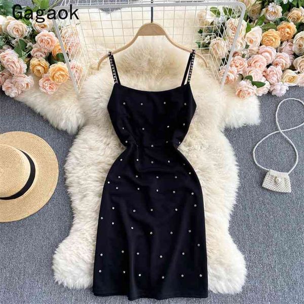 dresses women summer square collar spaghetti strap diamonds mini party slim club wild vestidos 210531, Black;gray
dresses women summer square collar spaghetti strap diamonds mini party slim club wild vestidos 210531, Black;gray