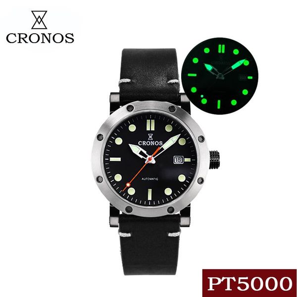 wristwatches cronos men's mechanical wristwatch black dial sapphire stainless steel pvd coated case automatic movement leather strap lu, Slivery;brown
wristwatches cronos men's mechanical wristwatch black dial sapphire stainless steel pvd coated case automatic movement leather strap lu, Slivery;brown