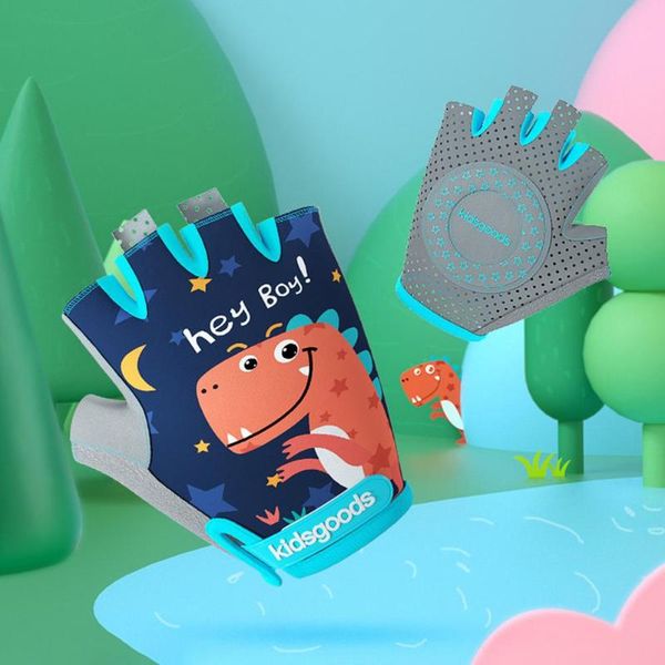 cycling gloves children's bicycle printed anti-slip breathable half-finger fingerless glove pair for boys girls, Black
cycling gloves children's bicycle printed anti-slip breathable half-finger fingerless glove pair for boys girls, Black