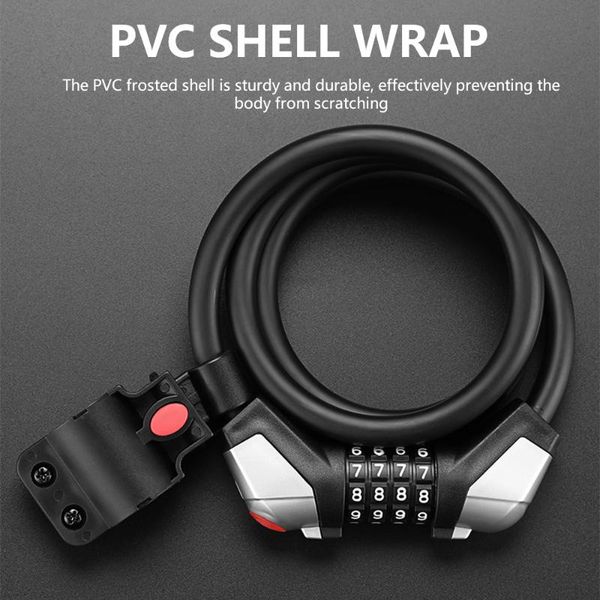 bike locks durable helmet lock chain 4 digit password combination portable mtb anti-theft cable theft bicycle parts
bike locks durable helmet lock chain 4 digit password combination portable mtb anti-theft cable theft bicycle parts
