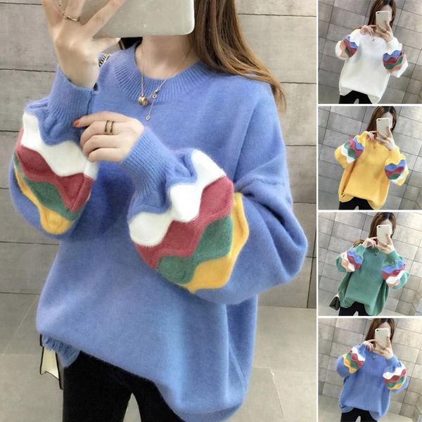 women's sweaters women winter o-neck sweater pullovers knitwear loose knitted jumpers cgu 88, White;black
women's sweaters women winter o-neck sweater pullovers knitwear loose knitted jumpers cgu 88, White;black