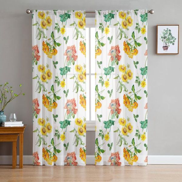 curtain & drapes sunflower daisy flower window treatment tulle modern sheer curtains for kitchen living room the bedroom decoration
curtain & drapes sunflower daisy flower window treatment tulle modern sheer curtains for kitchen living room the bedroom decoration