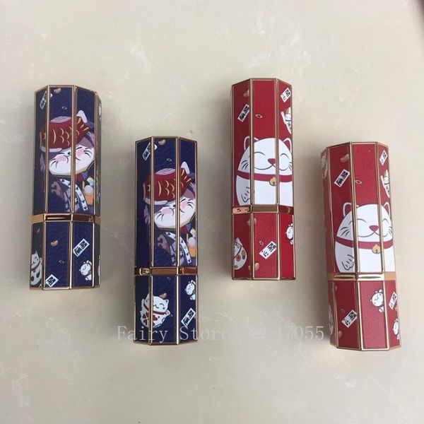 storage bottles & jars 12.1mm 10/30/50pcs empty 3d chinese style lucky cat eight sides lipstick tube, diy blue/red portable cosmetics contai
storage bottles & jars 12.1mm 10/30/50pcs empty 3d chinese style lucky cat eight sides lipstick tube, diy blue/red portable cosmetics contai