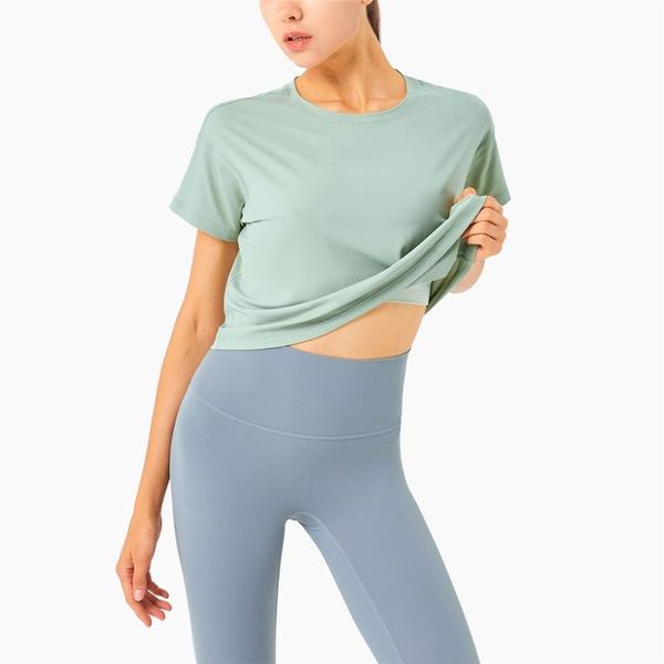 yoga outfit fitness femme t -shirt cropped crop loose casual breathable sports short-sleeved running gym clothe blouses women
yoga outfit fitness femme t -shirt cropped crop loose casual breathable sports short-sleeved running gym clothe blouses women