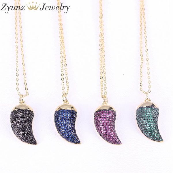 pendant necklaces 5 strands zyz186-8378 fashion micro pave cz cubic zirconia horn charm necklace, Silver
pendant necklaces 5 strands zyz186-8378 fashion micro pave cz cubic zirconia horn charm necklace, Silver
