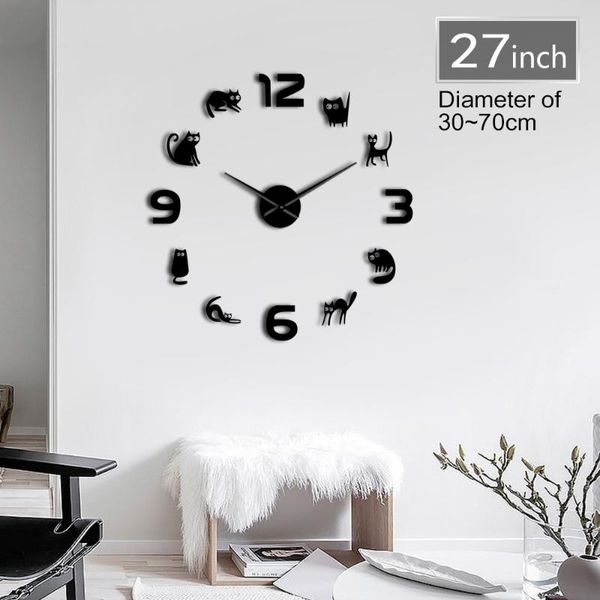wall clocks kittens frameless 3d diy clock mute quartz acrylic mirror effect sticker watch fashion home decoration cat lover gift
wall clocks kittens frameless 3d diy clock mute quartz acrylic mirror effect sticker watch fashion home decoration cat lover gift
