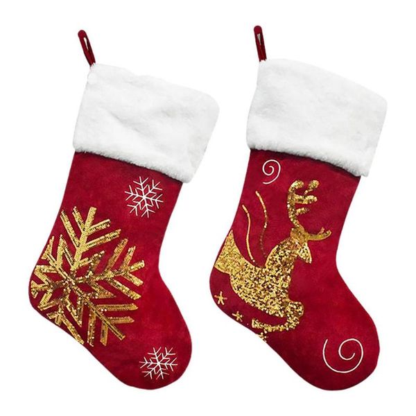 christmas decorations stocking with embroidery large decoration sock ornament candy gift pouch for storing gifts h
christmas decorations stocking with embroidery large decoration sock ornament candy gift pouch for storing gifts h