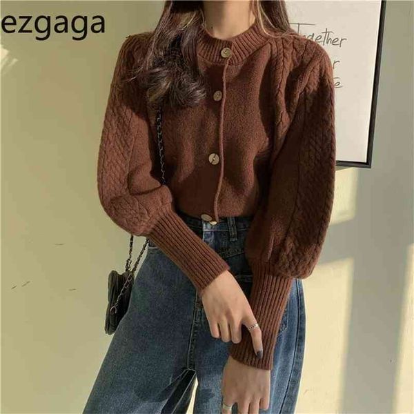 ezgaga sweater women autumn winter long puff sleeve solid loose ladies knitted cardigan outwear tender casual 210812, White
ezgaga sweater women autumn winter long puff sleeve solid loose ladies knitted cardigan outwear tender casual 210812, White
