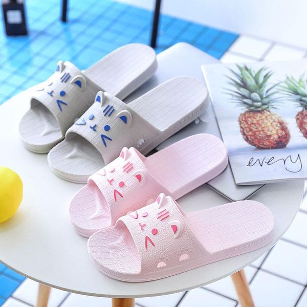 slippers cartoon cat summer women floor family shoes flip flops home bathroom bath sandal, Black
slippers cartoon cat summer women floor family shoes flip flops home bathroom bath sandal, Black