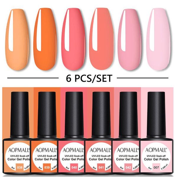 color 8ml orange gel nail polish kit uv hybrid varnish for manicure base coat nails art set, Red;pink
color 8ml orange gel nail polish kit uv hybrid varnish for manicure base coat nails art set, Red;pink