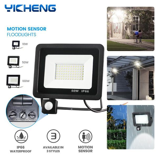 floodlights 10w 20w 30w 50w led flood light pir motion sensor floodlight ip66waterproof outdoor reflector projector spotlight ac175-265v
floodlights 10w 20w 30w 50w led flood light pir motion sensor floodlight ip66waterproof outdoor reflector projector spotlight ac175-265v