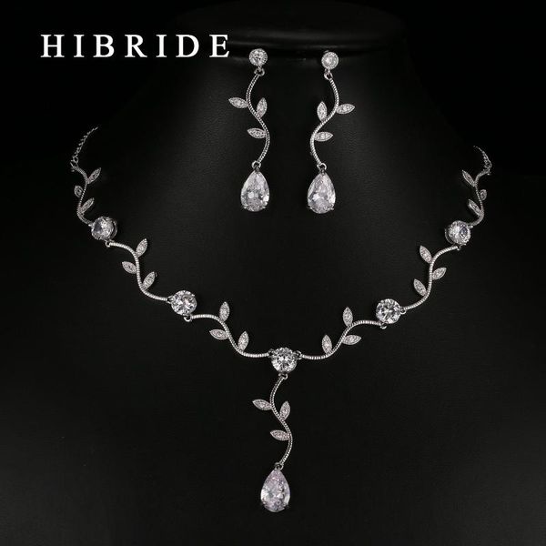 earrings & necklace hibride white/yellow/rose gold color flower jewelry sets for women wedding with cubic zircon hj0002, Silver
earrings & necklace hibride white/yellow/rose gold color flower jewelry sets for women wedding with cubic zircon hj0002, Silver