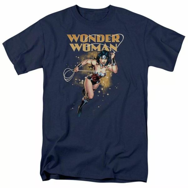 Wonder Woman Star Lasso T Shirt Mens Licensed Classic DC Comics Tee Navy, White;black
Wonder Woman Star Lasso T Shirt Mens Licensed Classic DC Comics Tee Navy, White;black