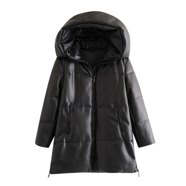 bbwm women winter fashion thick warm faux leather parkas vintage hooded long sleeve padded jacket female chic overcoat 211013, Black
bbwm women winter fashion thick warm faux leather parkas vintage hooded long sleeve padded jacket female chic overcoat 211013, Black