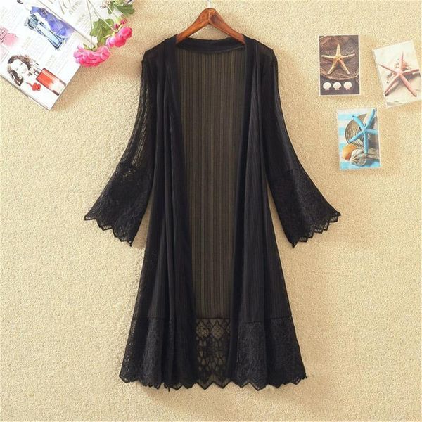 women's swimwear casual loose floral hollow out lace cardigan ladies beach long dresses women solid color flare sleeves bohemia beachwe, White;black
women's swimwear casual loose floral hollow out lace cardigan ladies beach long dresses women solid color flare sleeves bohemia beachwe, White;black