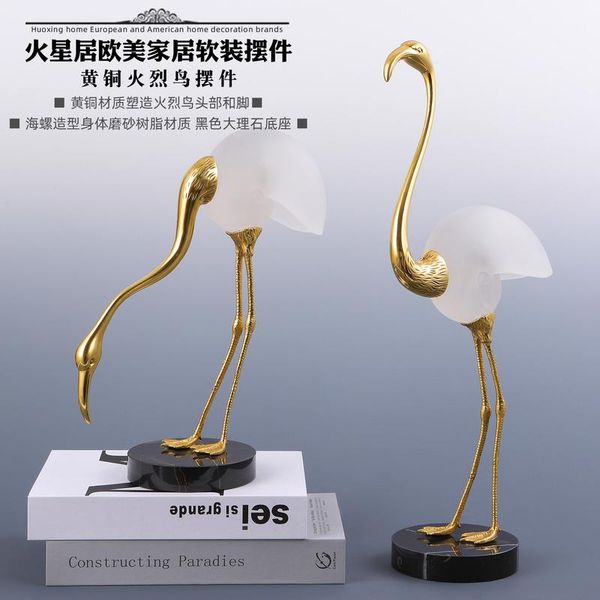 decorative objects & figurines light luxury modern chinese style brass flamingo living room porch furnishing a model household soft decorati
decorative objects & figurines light luxury modern chinese style brass flamingo living room porch furnishing a model household soft decorati