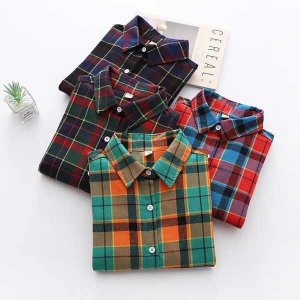 women's blouses & shirts women tunic womens and 2021 womenswear long sleeve clothing button up down loose plaid casual autumn, White
women's blouses & shirts women tunic womens and 2021 womenswear long sleeve clothing button up down loose plaid casual autumn, White