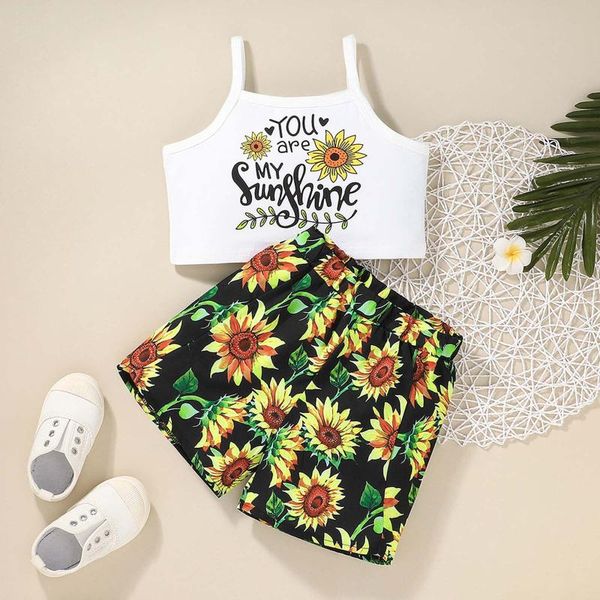 clothing sets kids baby girls casual fashion sling crop and floral print shorts suits children outfits 2pcs, White
clothing sets kids baby girls casual fashion sling crop and floral print shorts suits children outfits 2pcs, White