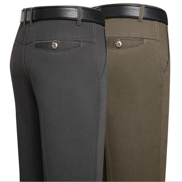men's pants men's casual pants medium - loose straight size 29-42, Black