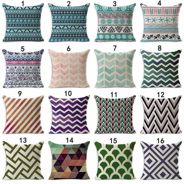 18'' geometric cotton linen throw pillow case cushion cover home sofa decor cushion/decorative
18'' geometric cotton linen throw pillow case cushion cover home sofa decor cushion/decorative