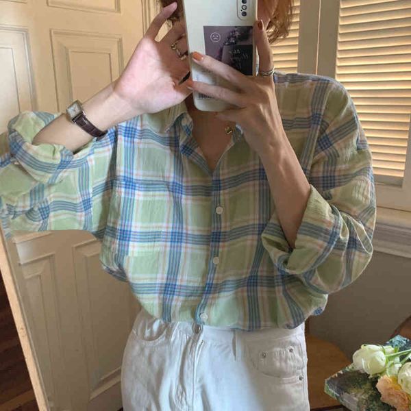 dress vintage plaid lady lapel oversize all match retro stylish chic loose gentle casual korean shirts, White
dress vintage plaid lady lapel oversize all match retro stylish chic loose gentle casual korean shirts, White