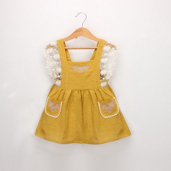 girl's dresses wholesale princess es for girls embroidery lace vintage summer linen suspender holiday children clothing lt006 07qe, Red;yellow
girl's dresses wholesale princess es for girls embroidery lace vintage summer linen suspender holiday children clothing lt006 07qe, Red;yellow