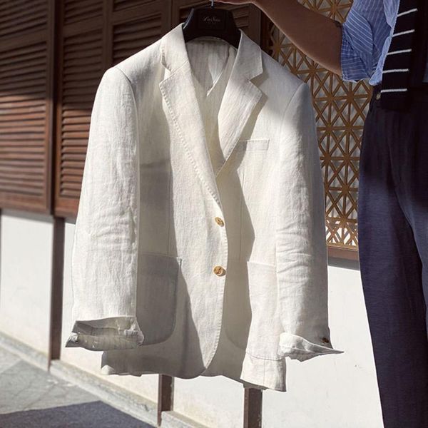 men's suits & blazers men cotton linen soft comfortable suit jackets business casual retro solid color coats pant two piece, White;black
men's suits & blazers men cotton linen soft comfortable suit jackets business casual retro solid color coats pant two piece, White;black