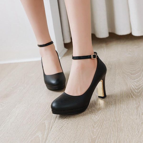work shoes black high heels 2021 women's waterproof platform round head size 35-43 dress
work shoes black high heels 2021 women's waterproof platform round head size 35-43 dress