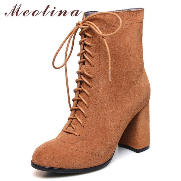real leather ankle boots women cow suede block heels short zipper extreme high heel shoes female autumn size 34-39 210517, Black
real leather ankle boots women cow suede block heels short zipper extreme high heel shoes female autumn size 34-39 210517, Black
