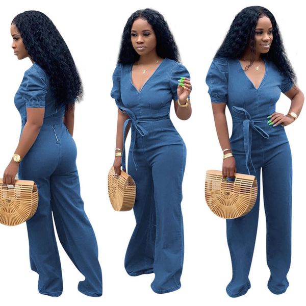 m6166 women's cute denim jumpsuit, Black;white
m6166 women's cute denim jumpsuit, Black;white