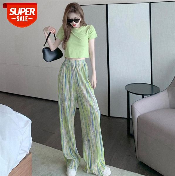 net celebrity fashion suit women short-sleeved t-shirt + drape loose wide-leg pants mopping trousers two-piece #vj9d, Black;gray
net celebrity fashion suit women short-sleeved t-shirt + drape loose wide-leg pants mopping trousers two-piece #vj9d, Black;gray