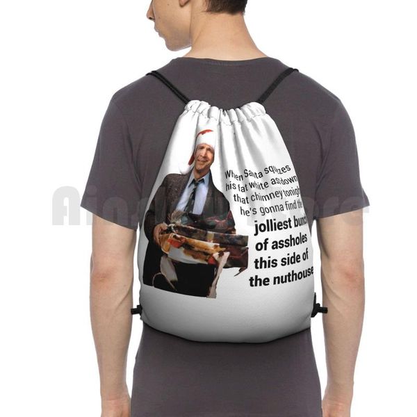 christmas vacation ; " this side of the nut house backpack drawstring bag riding climbing gym quote funny
christmas vacation ; " this side of the nut house backpack drawstring bag riding climbing gym quote funny