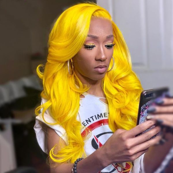 synthetic wigs yellow 13*4 lace front for women party body wave heat resistant fiber glueless wig with baby hair, Black
synthetic wigs yellow 13*4 lace front for women party body wave heat resistant fiber glueless wig with baby hair, Black