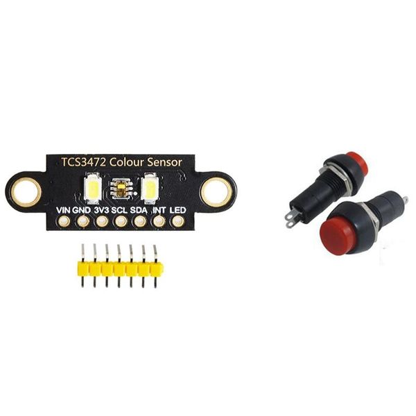 smart home control 5x ac 250v 3a spst on/off self locking push button switch & 1x color recognition sensor tcs230 bright light
smart home control 5x ac 250v 3a spst on/off self locking push button switch & 1x color recognition sensor tcs230 bright light