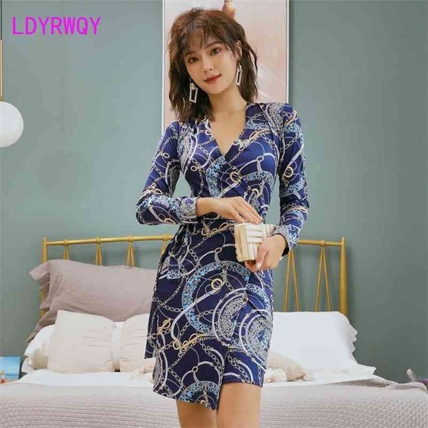 autumn korean temperament v-neck tie waist stylish wrap vintage dress female 210416, Black;gray
autumn korean temperament v-neck tie waist stylish wrap vintage dress female 210416, Black;gray