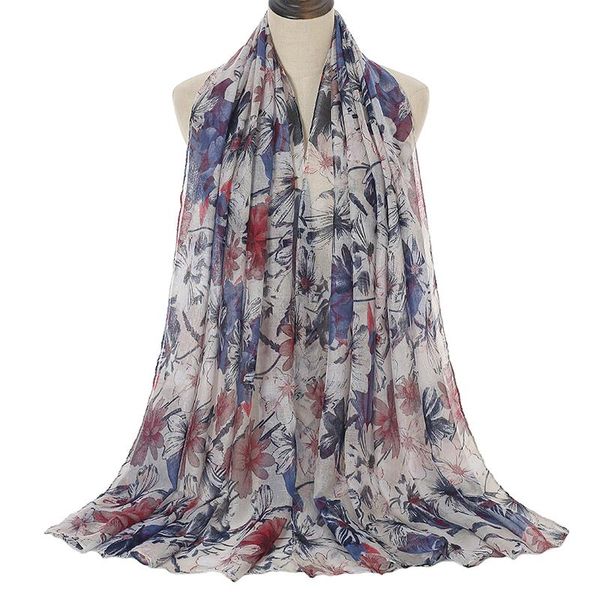 scarves 2021 arrival flower printed scarf hijabs fashion women cotton shawls big size muslim head wraps mufflers stoles 1pc retail, Blue;gray
scarves 2021 arrival flower printed scarf hijabs fashion women cotton shawls big size muslim head wraps mufflers stoles 1pc retail, Blue;gray