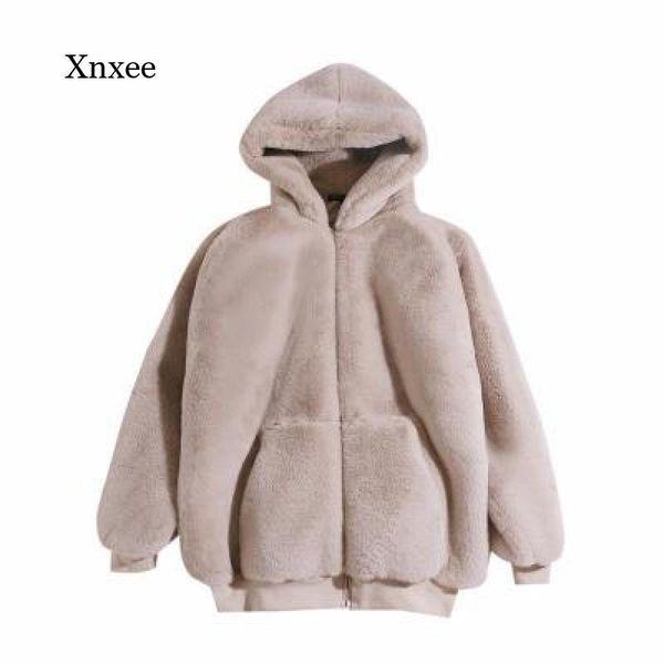 women's fur & faux coat women long sleeve hooded jacket winter thick warm coats fashion outwear loose overcoat clothing, Black
women's fur & faux coat women long sleeve hooded jacket winter thick warm coats fashion outwear loose overcoat clothing, Black