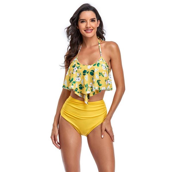 one-piece suits 2021 european and american ruffled halterneck halter bikini swimsuit
one-piece suits 2021 european and american ruffled halterneck halter bikini swimsuit