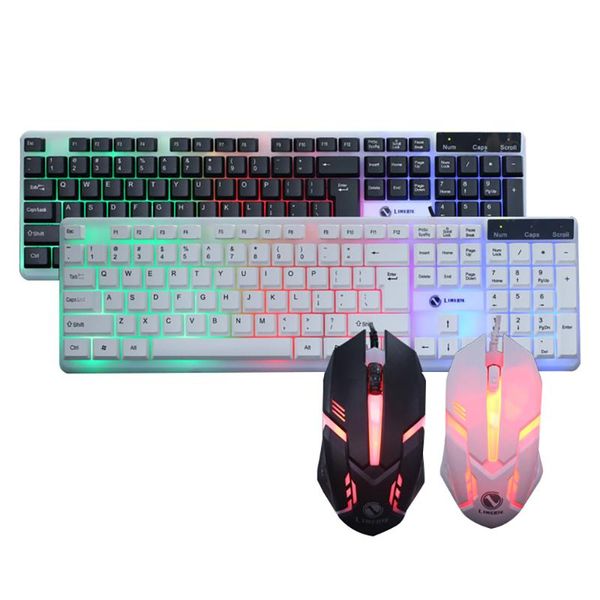 keyboard mouse combos colorful led illuminated backlit usb wired pc rainbow gaming computer accessories white + sets
keyboard mouse combos colorful led illuminated backlit usb wired pc rainbow gaming computer accessories white + sets