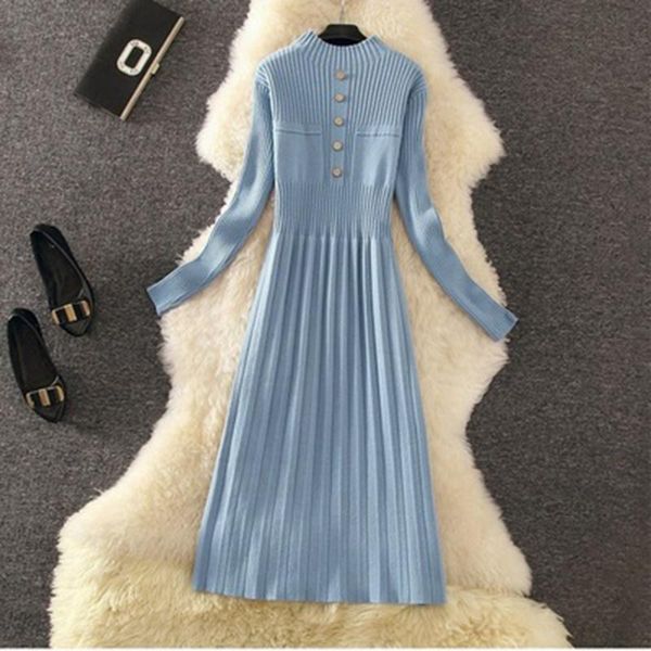 casual dresses 2021 autumn winter women sweater dress turtleneck chic female a-line soft knitted long high elastic elegant warm vestido, Black;gray
casual dresses 2021 autumn winter women sweater dress turtleneck chic female a-line soft knitted long high elastic elegant warm vestido, Black;gray