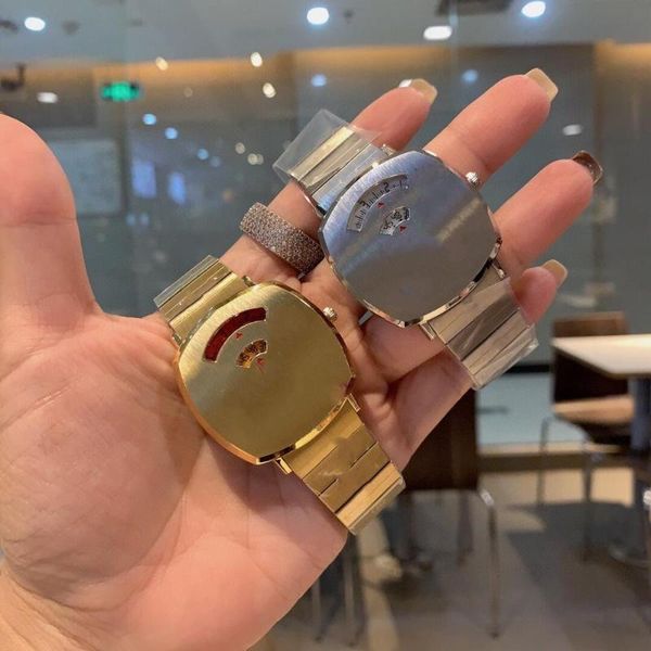 wristwatches luxury gold & silver color brushed titanium stainless steel soild dial plate mouse watch for men women couple, Slivery;brown
wristwatches luxury gold & silver color brushed titanium stainless steel soild dial plate mouse watch for men women couple, Slivery;brown