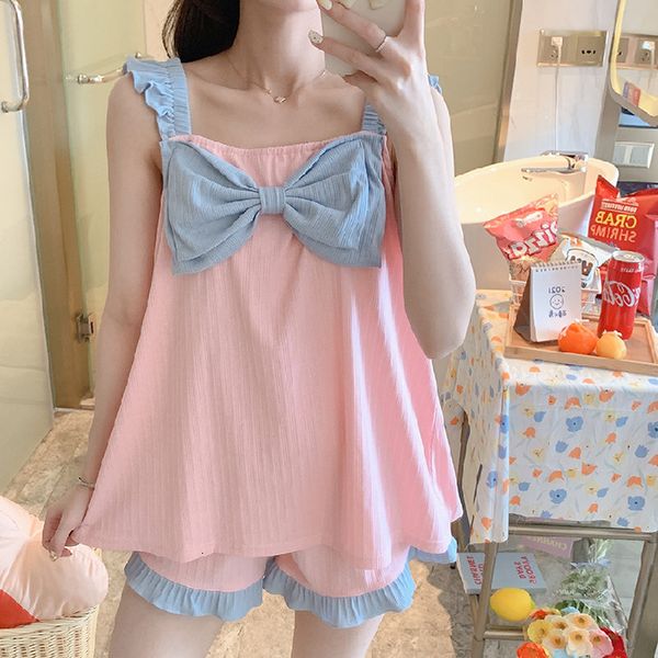 women's sleepwear cotton pajamas women's summer sleepwear set camisole shorts nightwear pijamas home suit cute pyjamas female with, Black;red
women's sleepwear cotton pajamas women's summer sleepwear set camisole shorts nightwear pijamas home suit cute pyjamas female with, Black;red
