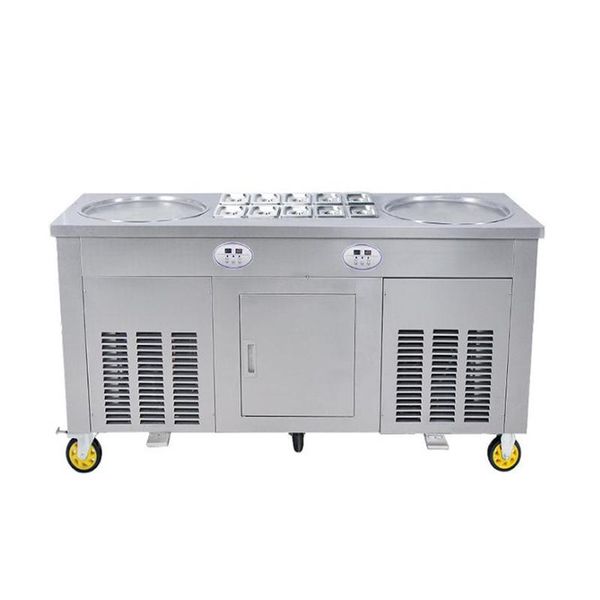 ice cream making machine fry double pans fried roll electric tray cold table frozen equipment
ice cream making machine fry double pans fried roll electric tray cold table frozen equipment