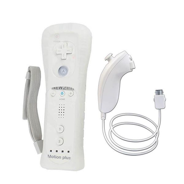 game controllers & joysticks 2 in 1 for wii motion plus wireless gamepad remote controle+ joystick acces
game controllers & joysticks 2 in 1 for wii motion plus wireless gamepad remote controle+ joystick acces
