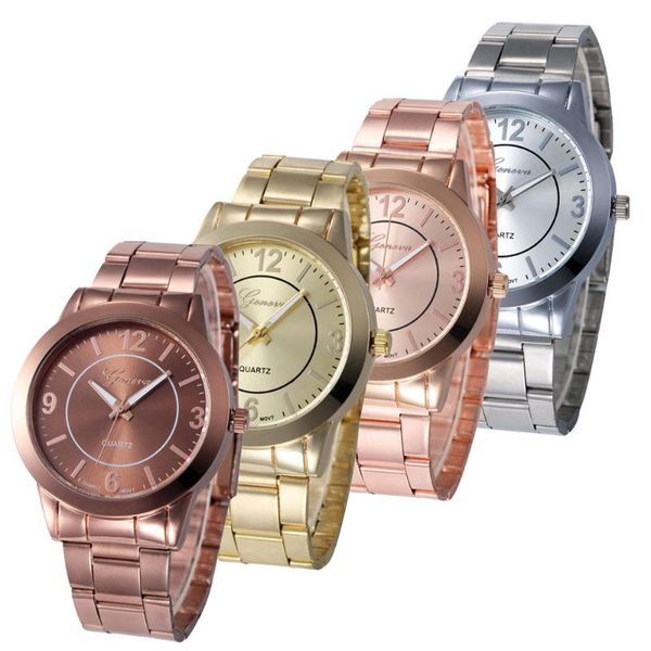 wristwatches watch women dress stainless steel band analog quartz wristwatch fashion luxury ladies golden rose gold clock *a, Slivery;brown
wristwatches watch women dress stainless steel band analog quartz wristwatch fashion luxury ladies golden rose gold clock *a, Slivery;brown