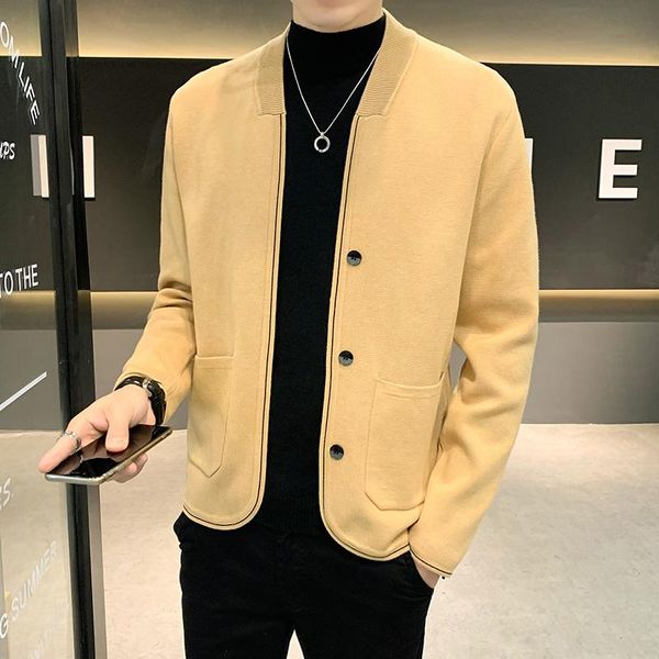 men's sweaters autumn knitted jacket men long sleeve slim knitwear cardigan single-breasted business casual sweater solid color sweater, White;black
men's sweaters autumn knitted jacket men long sleeve slim knitwear cardigan single-breasted business casual sweater solid color sweater, White;black