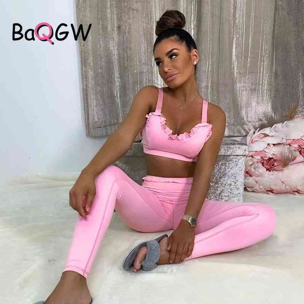 baqgw workout clothes sport leggings and crop two piece set yoga outfits for women ruffles sportswear active wear gym sets, White;red
baqgw workout clothes sport leggings and crop two piece set yoga outfits for women ruffles sportswear active wear gym sets, White;red